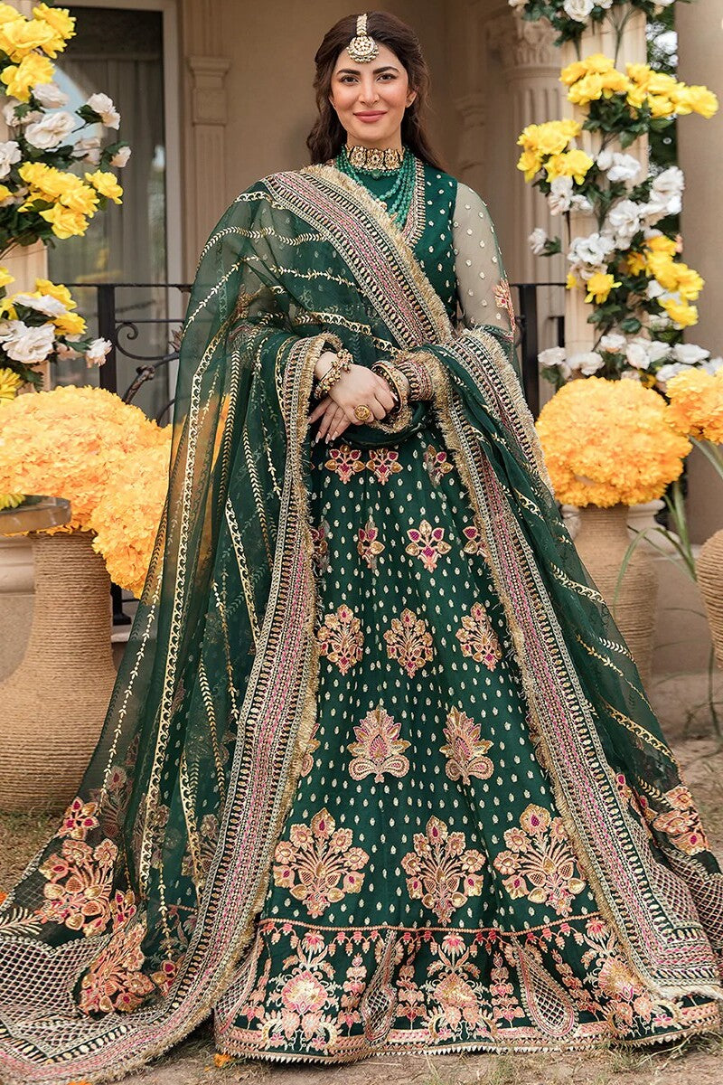 Dark Green Golden Designer Wedding Lehenga Choli  Party wear lehenga, Green  lehenga, Bridal lehenga choli