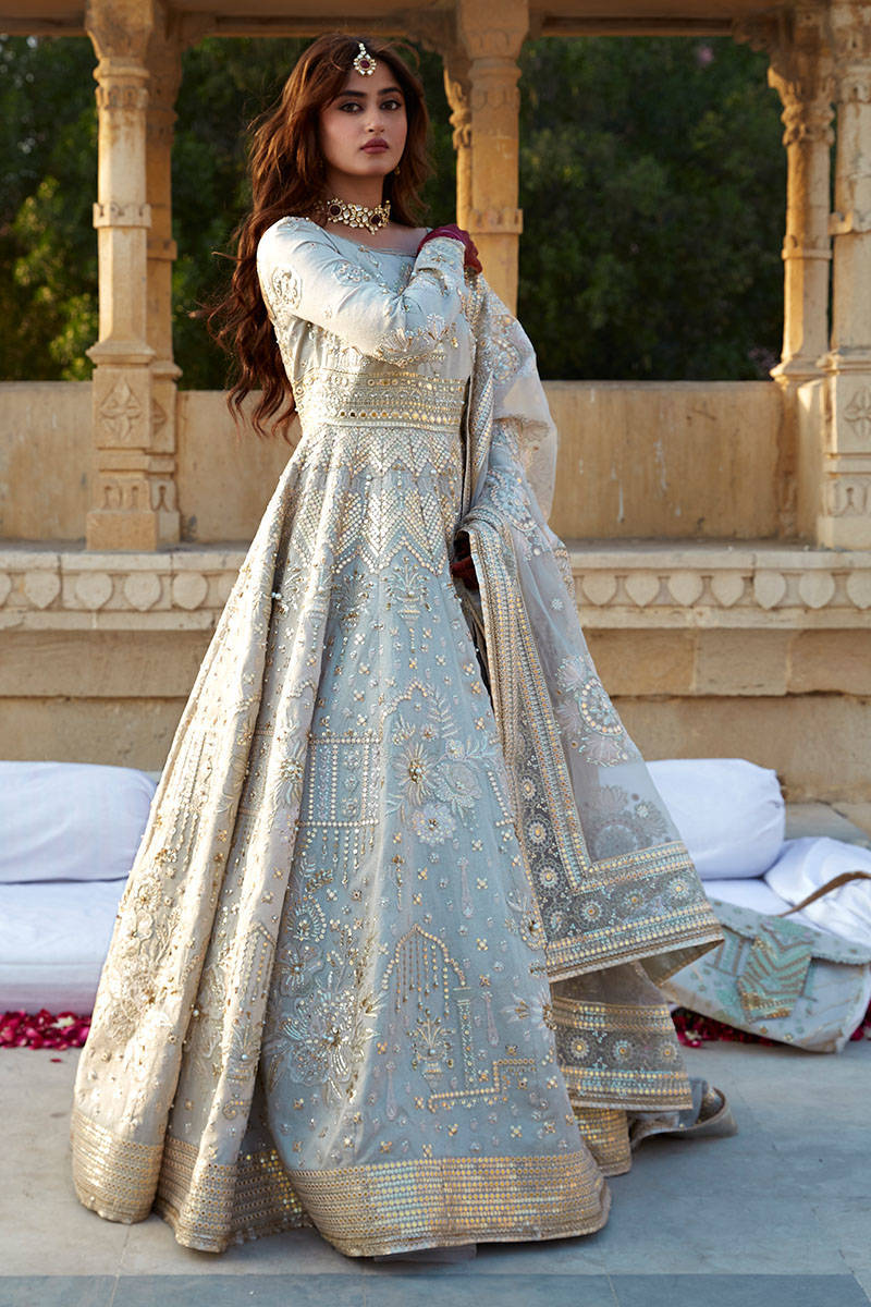 Buy Trendy Lehenga - Wedding Reception Excellent Sky Blue Lehenga – Empress  Clothing