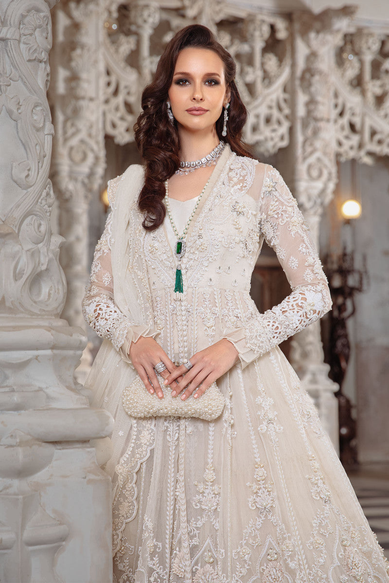 Ivory Abstract Appliqued Sleeveless Dress - Sureena Chowdhri